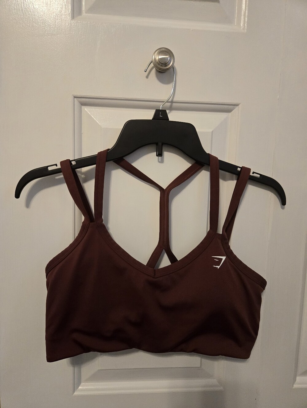 Gymshark Maroon Double-Strap Sports Bra